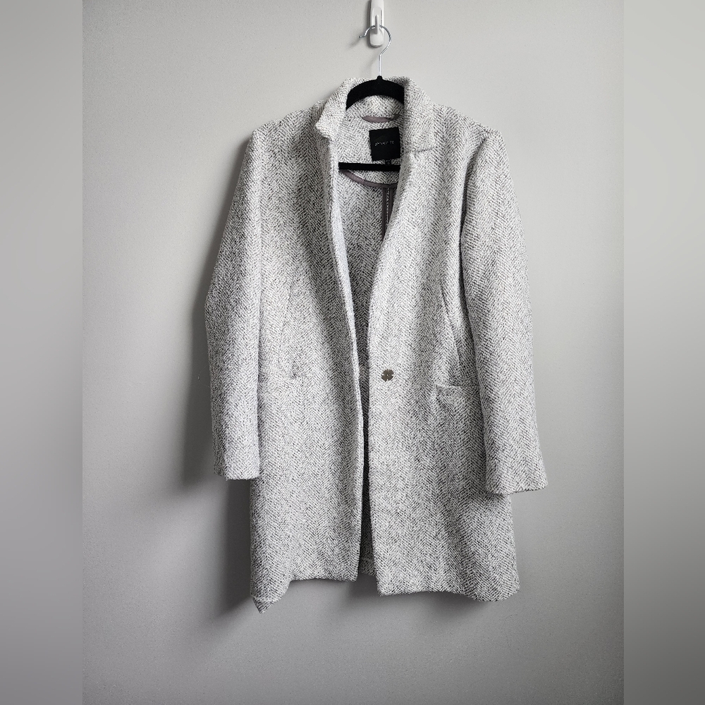 Dynamite Heather Grey Long Shacket/Jacket